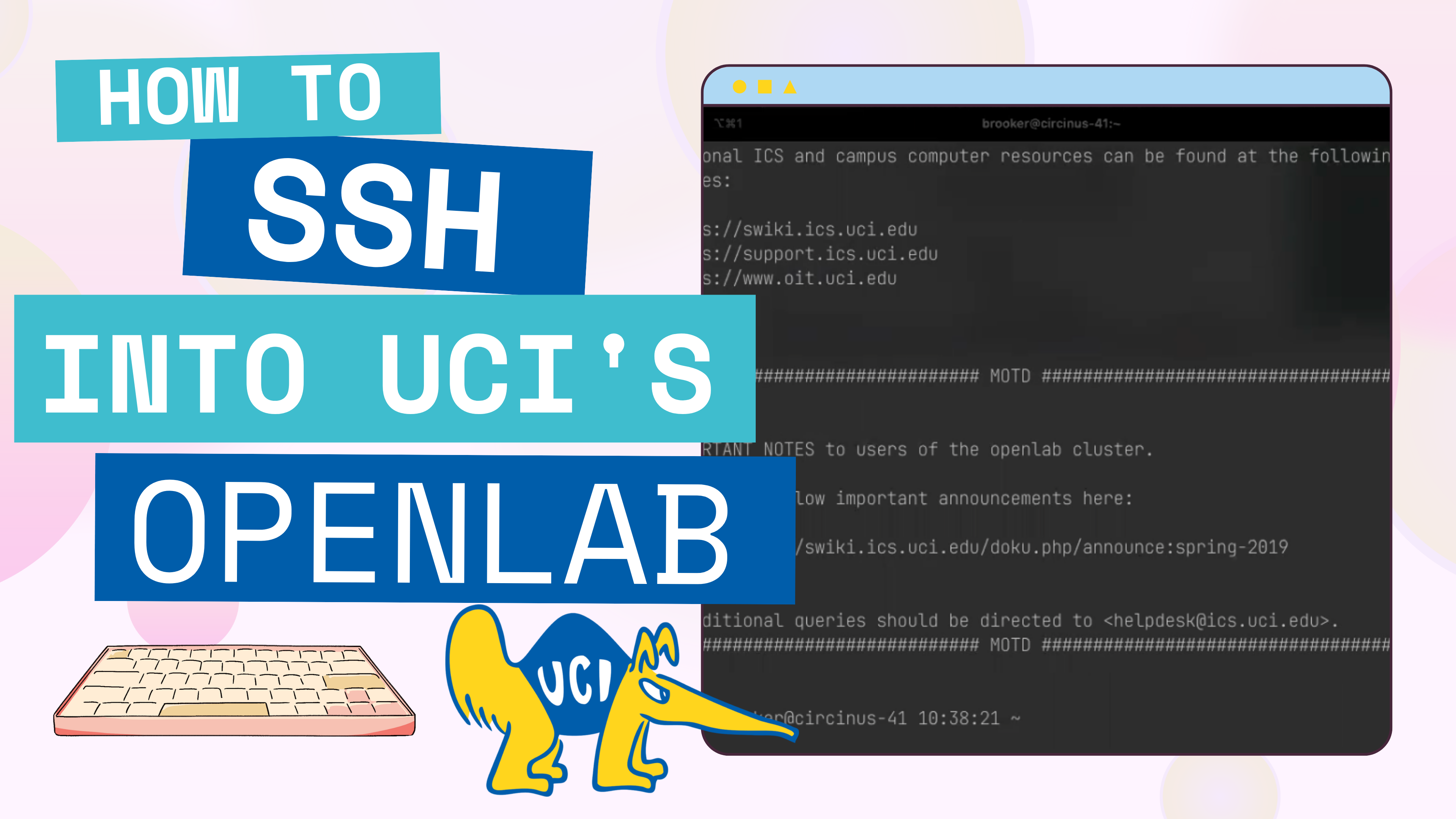 How to Access UCI's OpenLab (via SSH or JupyterHub)